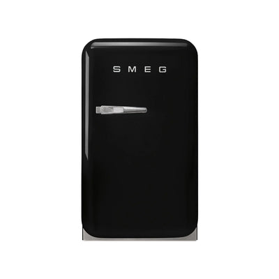 Smeg Retro-Style 16-Inch Compact Refrigerator FAB5URBL3 (Black)