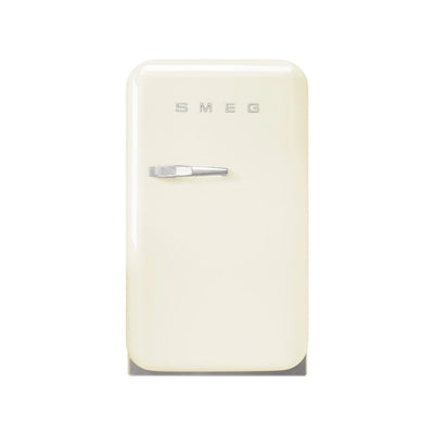 Smeg Retro-Style 16-Inch Compact Refrigerator FAB5URCR3 (Cream)