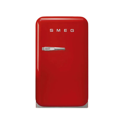 Smeg Retro-Style 16-Inch Compact Refrigerator FAB5URRD3 (Red)