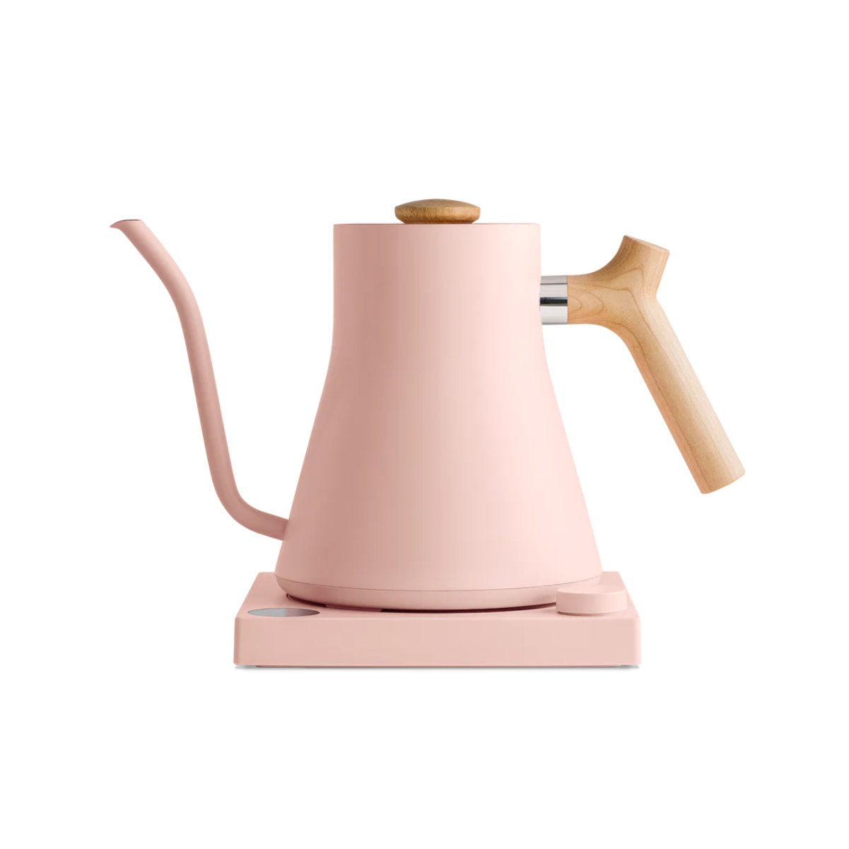 Fellow Stagg EKG Electric Pour Over Kettle (Warm Pink + Maple)
