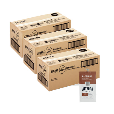 Flavia Alterra Hazelnut Coffee Freshpacks (300 pack - 3 Boxes)