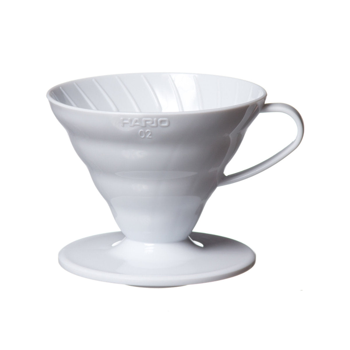 HARIO V60-02 Dripper (Plastic) (White)