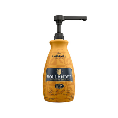 HOLLANDER Classic Caramel Cafe Sauce 64oz (Pack of 6)
