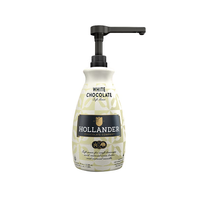 HOLLANDER White Chocolate Cafe Sauce 64oz (Pack of 6)