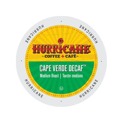 Hurricane Coffee Cape Verde Decaf Single-Serve Pods