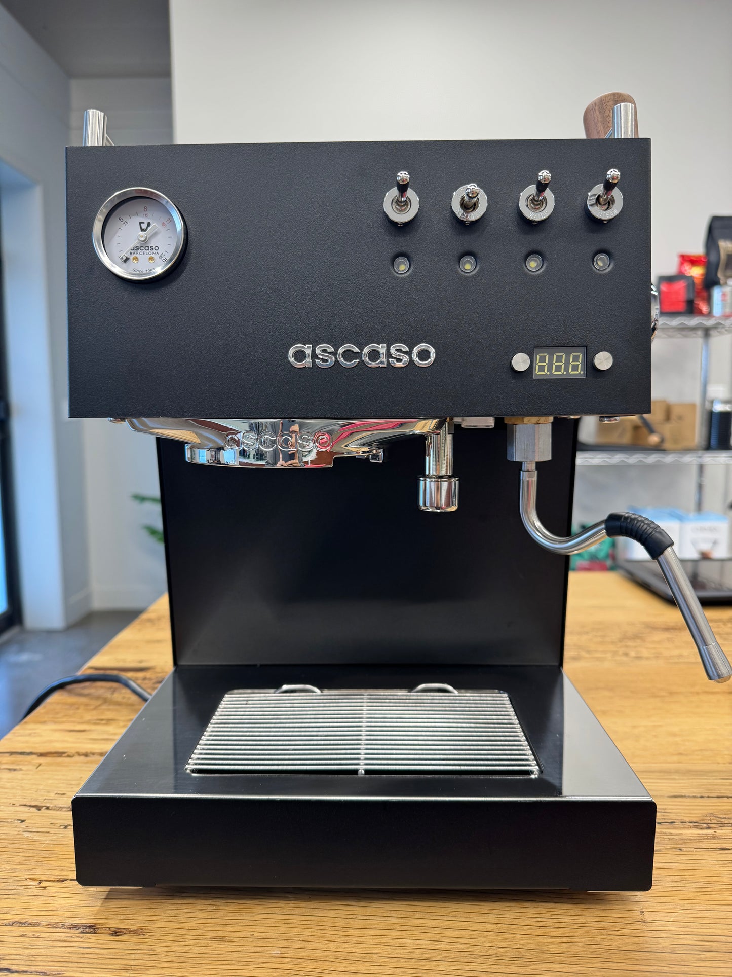 Ascaso Steel Duo Plus V2 PID Dual Thermoblock Espresso Machine Black (Open Box  #54148)