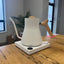 Fellow Stagg EKG Electric Pour Over Kettle-Matte White + Maple (Open Box #showroom unit)