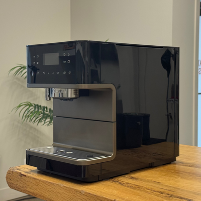 Miele CM 6360 MilkPerfection Super Automatic Espresso Machine Bronze & Obsidian Black (Open Box #54240)