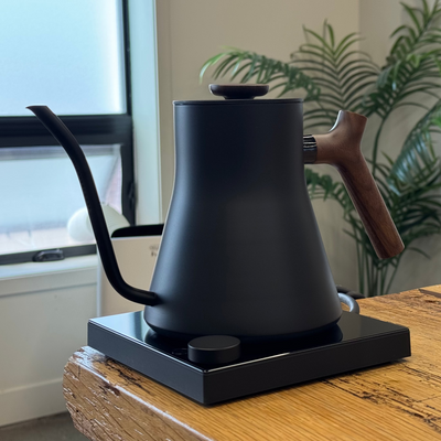 Fellow Stagg EKG Pro STUDIO Electric Pour Over Kettle Matte Black + Walnut (Open Box #54250)
