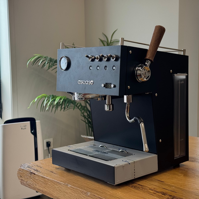 Ascaso Steel Duo Plus V2 PID Dual Thermoblock Espresso Machine Black 15 amp (Open Box-#54235)