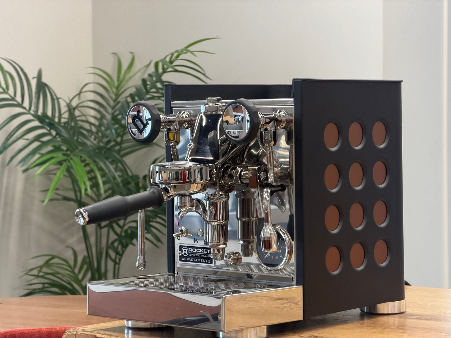 Rocket Appartamento TCA Espresso Machine Black-Copper (Open Box Demo Unit)
