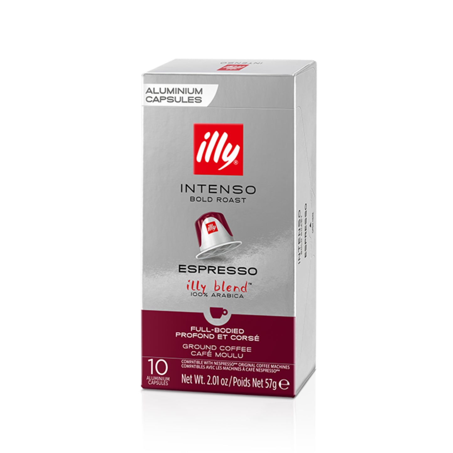 Illy Intenso Nespresso Compatible Capsules - Dark Roast (10 Count)