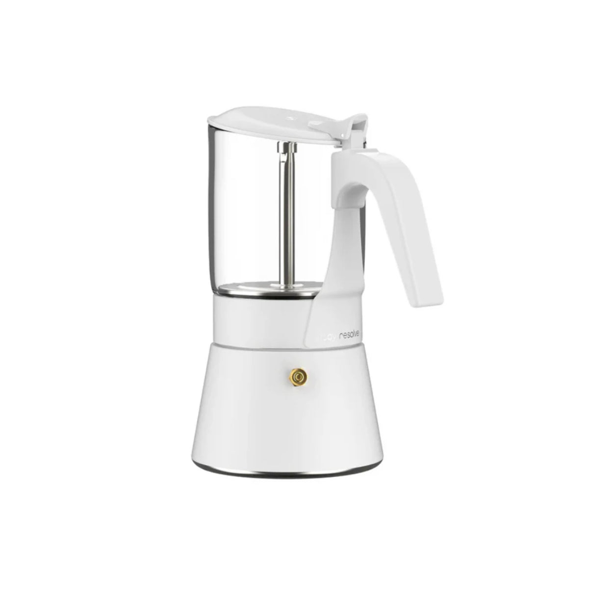 Joy Resolve ClearBrew Moka Pot (White)