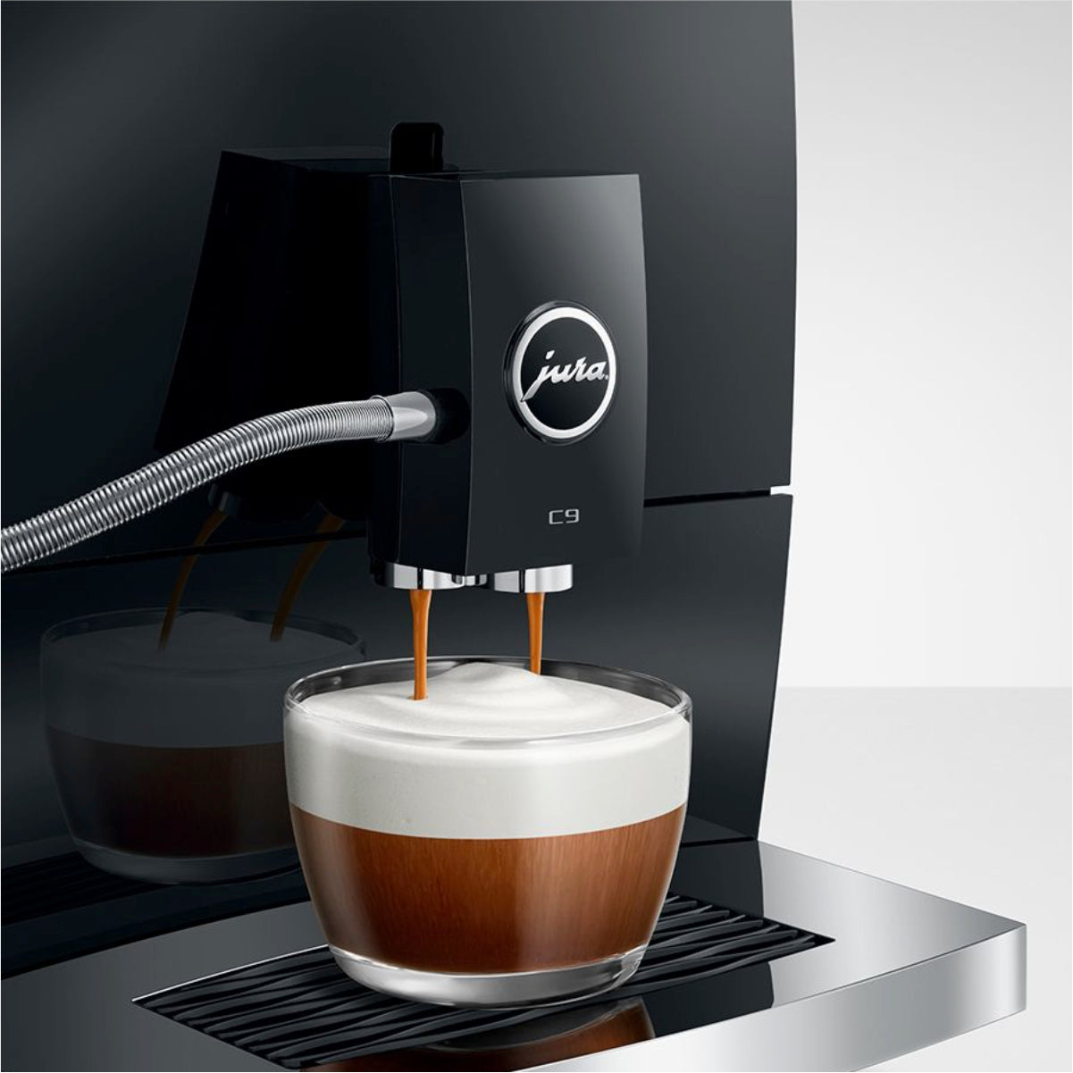 Jura C9 Automatic Espresso Machine (Piano Black)