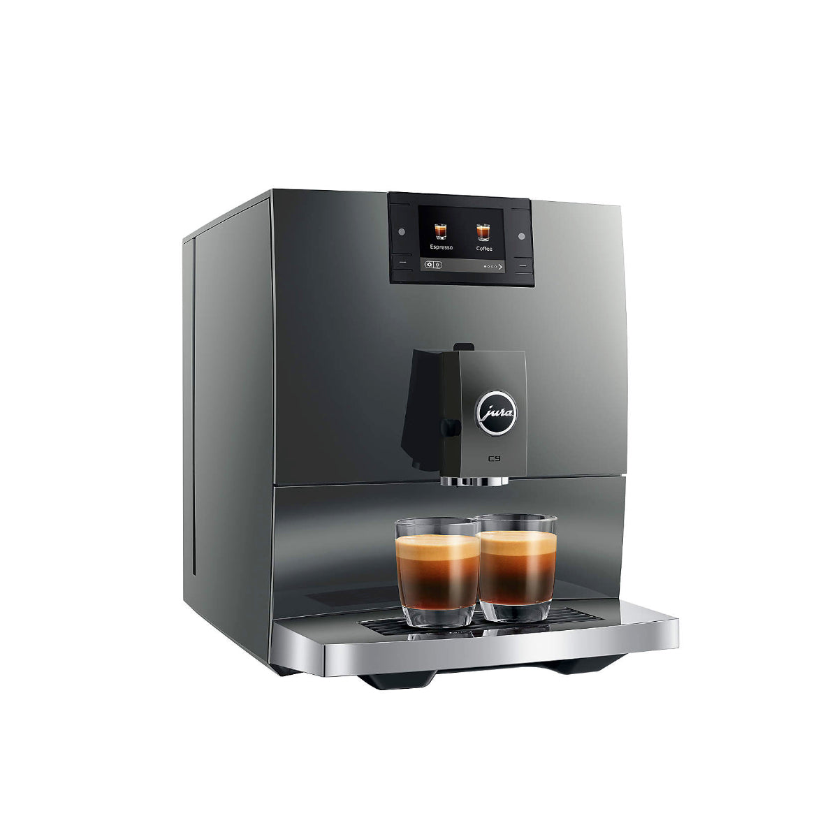 Jura C9 Automatic Espresso Machine (Piano Inox)