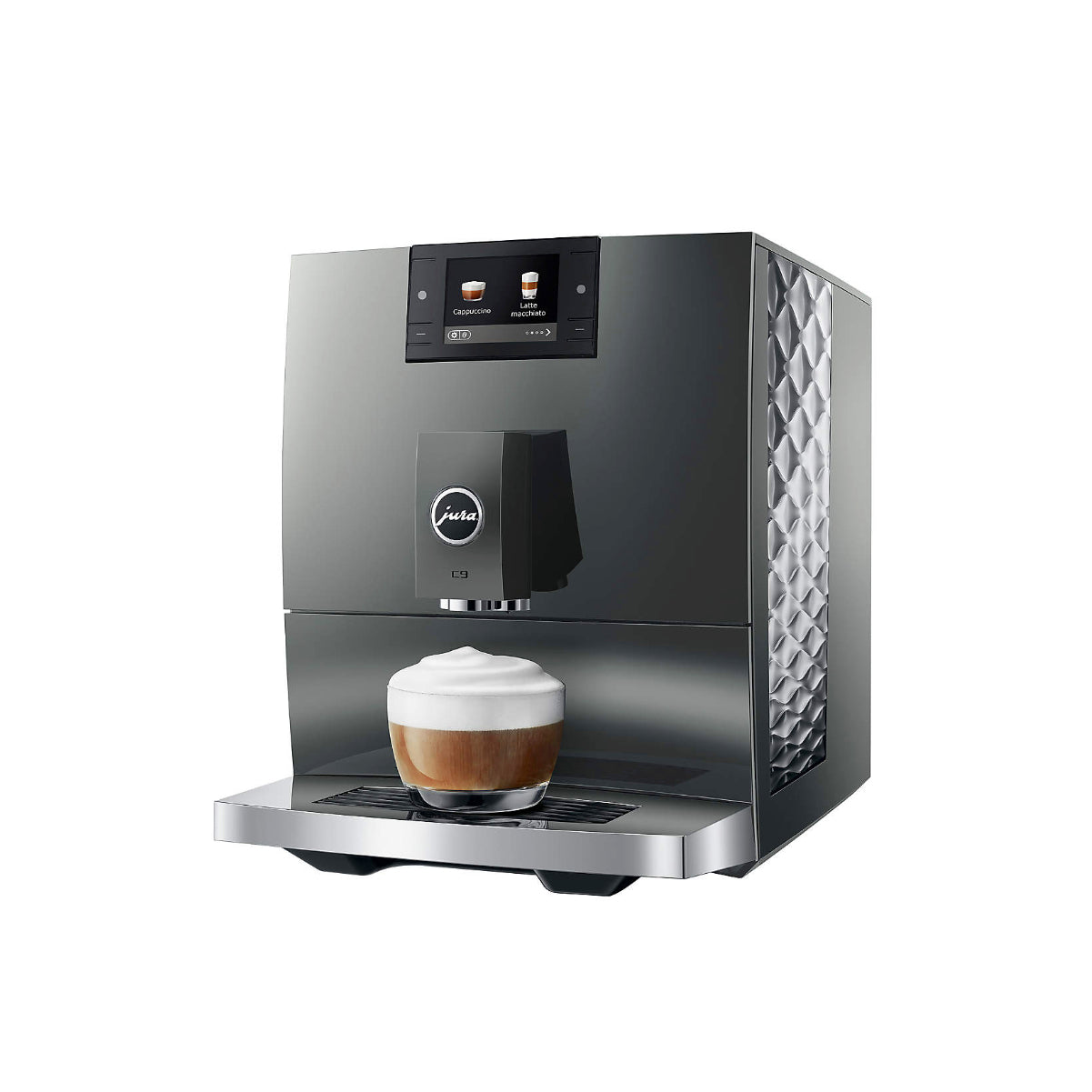 Jura C9 Automatic Espresso Machine (Piano Inox)