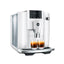 Jura E4 Automatic Espresso Machine (Piano White)