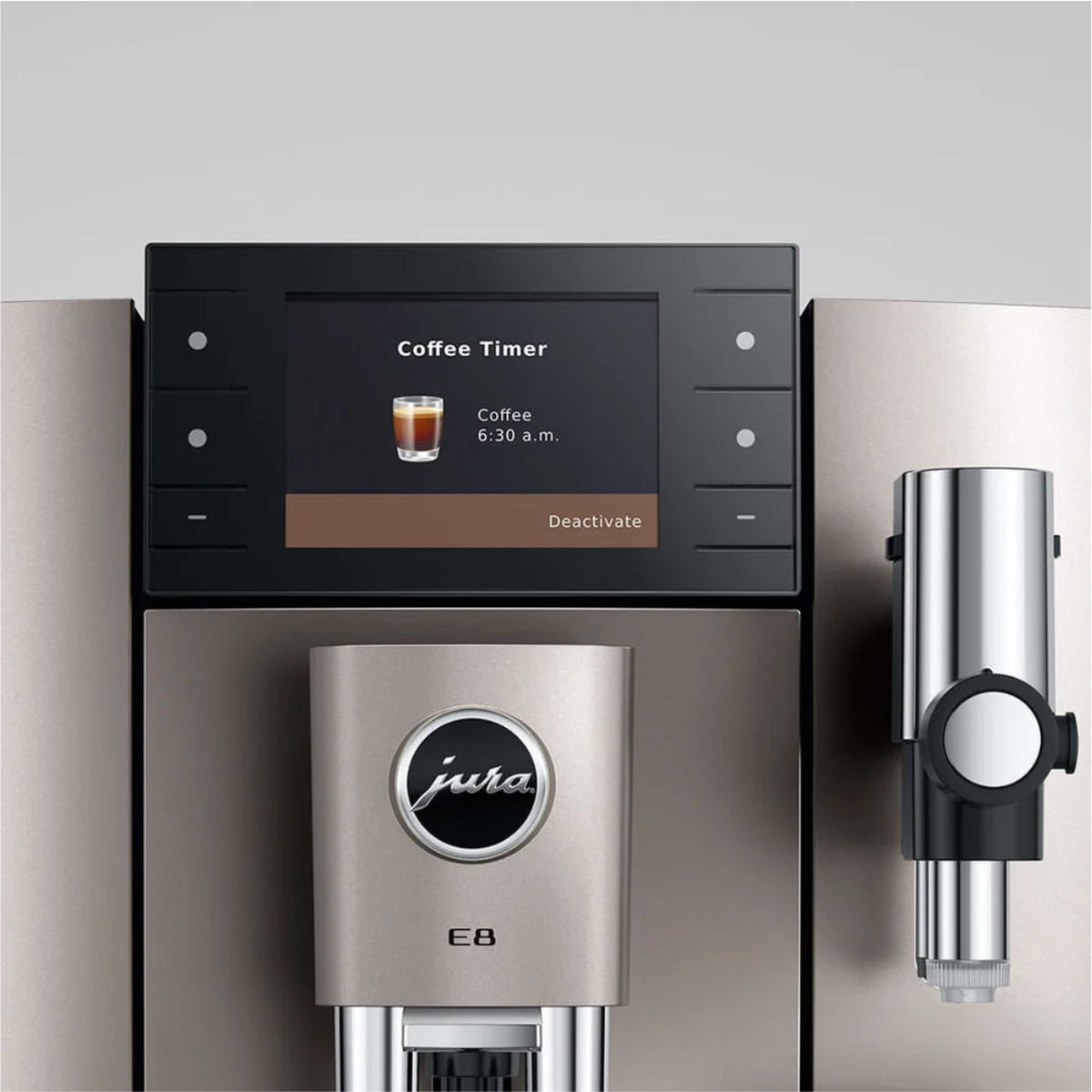 Jura E8 NAD Automatic Espresso Machine 15722 (New Model - Midnight Silver)