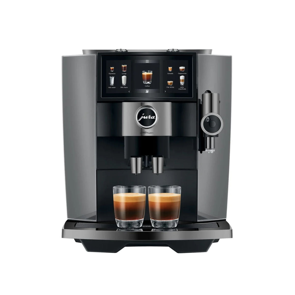 Jura J10 Twin Automatic Espresso Machine (Diamond Onyx)