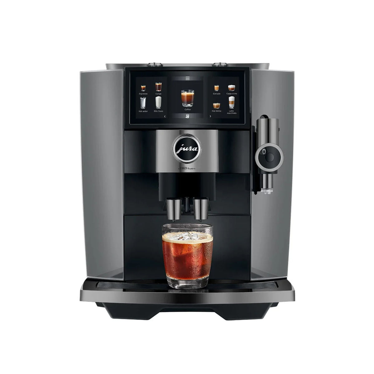 Jura J10 Twin Automatic Espresso Machine (Diamond Onyx)