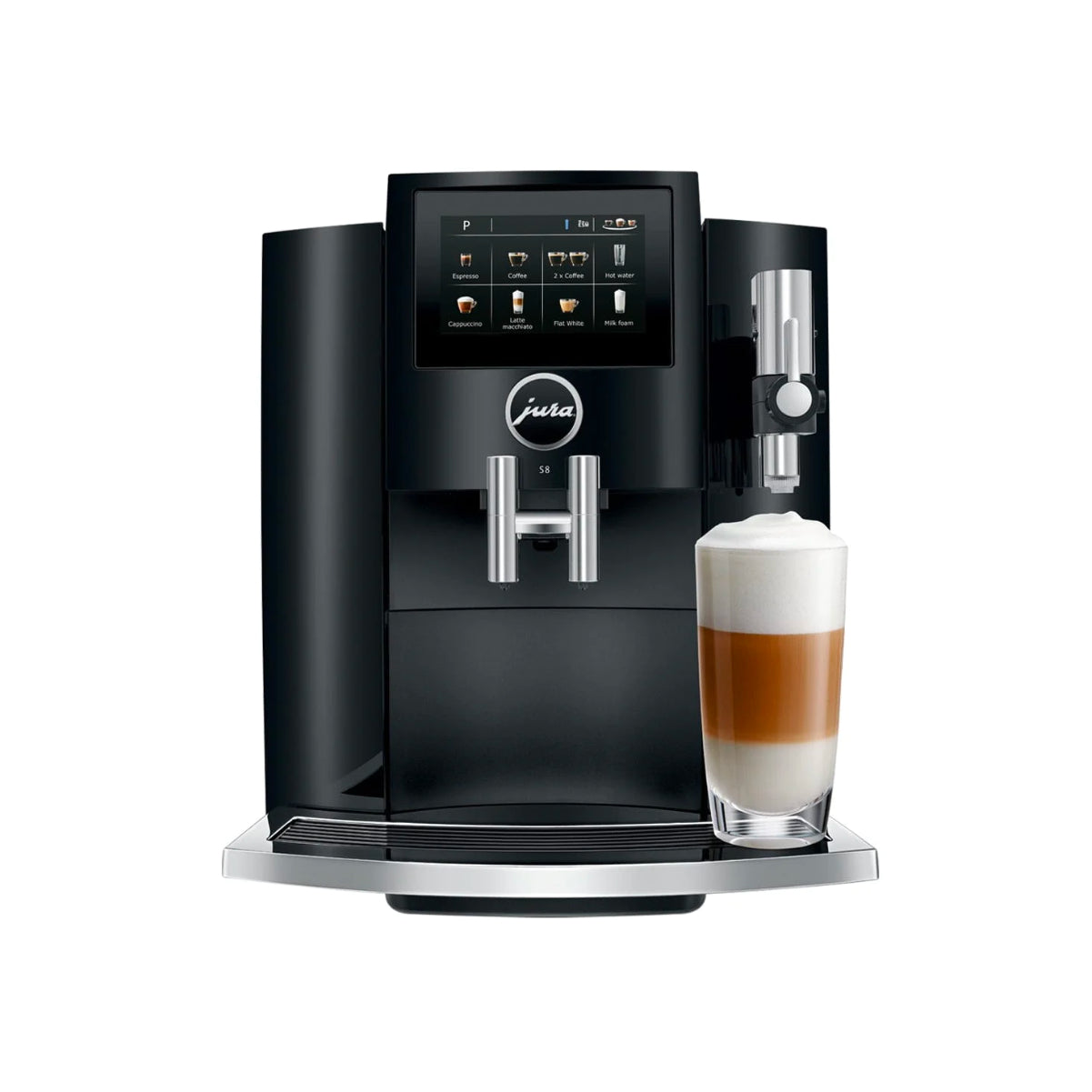 Jura S8 Automatic Espresso Machine (Piano Black)