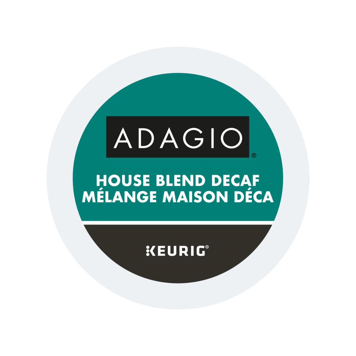 Adagio House Blend Decaf Single-Serve Pods