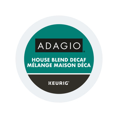 Adagio House Blend Decaf Single-Serve Pods