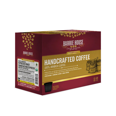 Barrie House Fair Trade Espresso Roast Single-Serve Coffee Pods