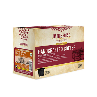 Barrie House Fair Trade Ultimate Hazelnut Single-Serve Coffee Pods