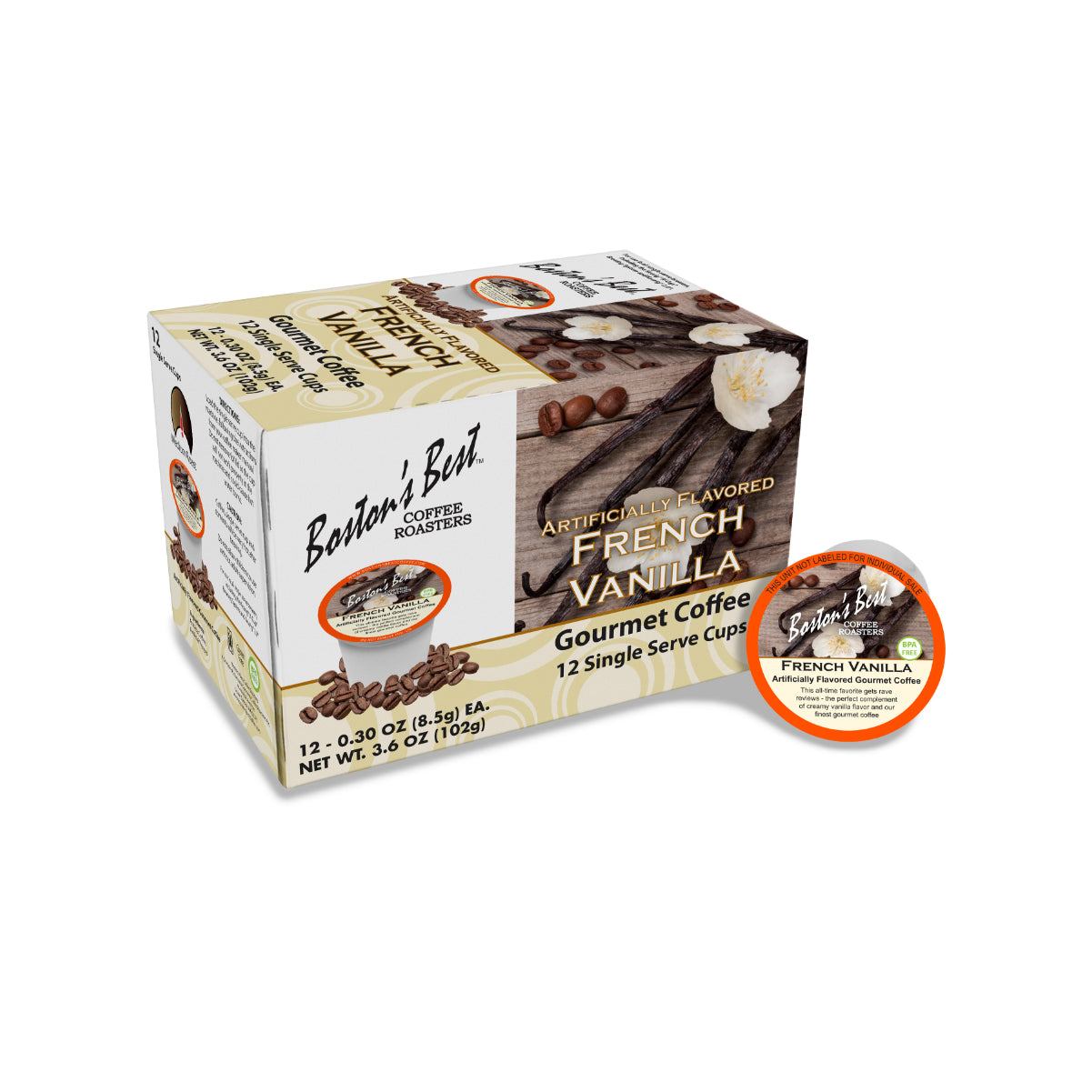 Boston's Best French Vanilla Single-Serve Coffee Pods