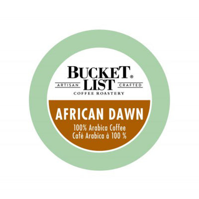 Bucket List Coffee African Dawn Single-Serve Coffee Pods