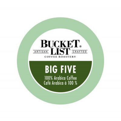 Bucket List Coffee Big Five Single-Serve Coffee Pods