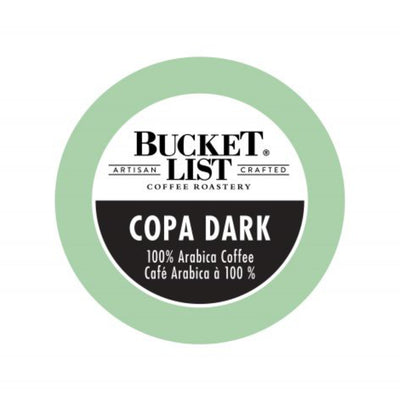 Bucket List Coffee Copa Dark Single-Serve Coffee Pods