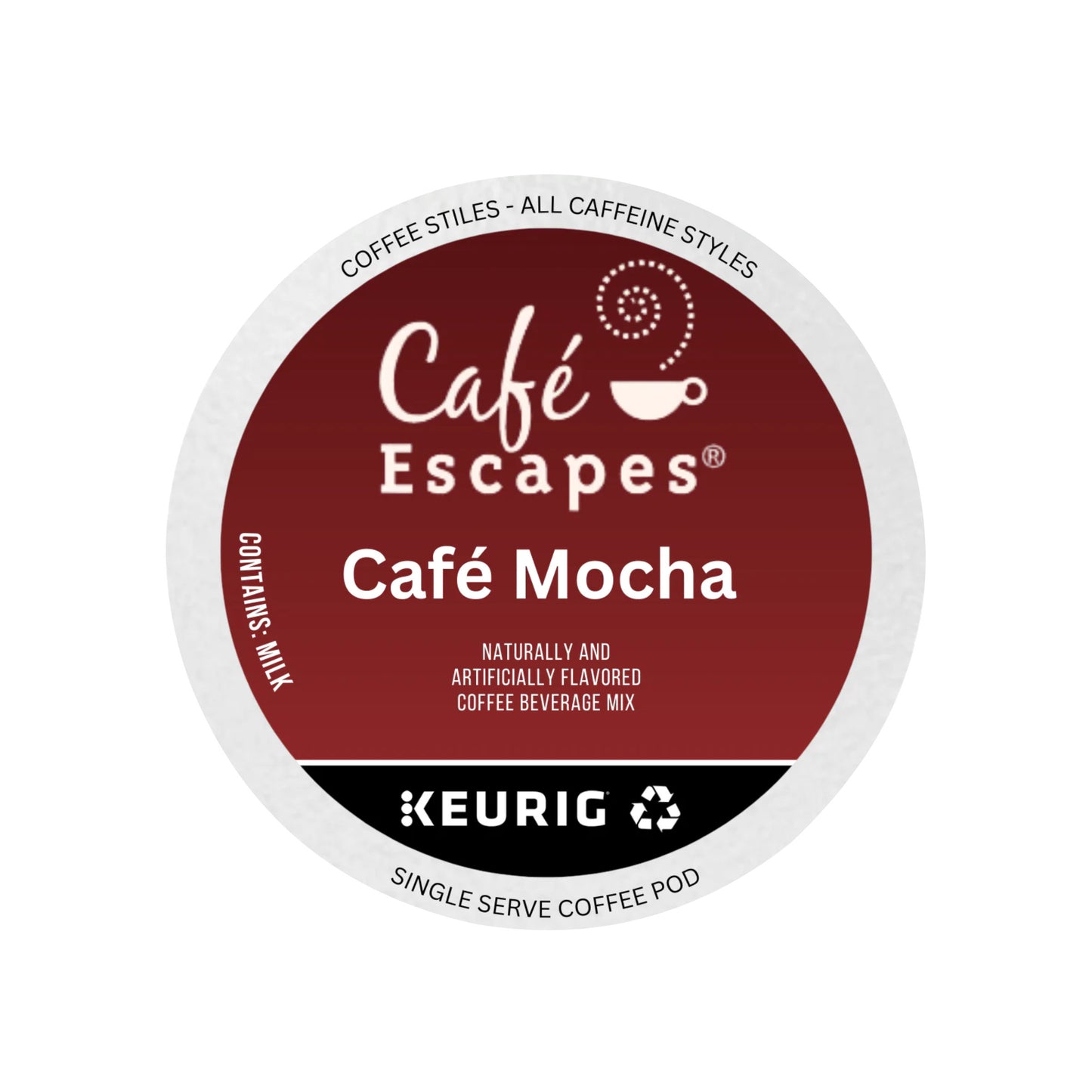 Cafe Escapes Cafe Mocha Single-Serve Coffee Pods