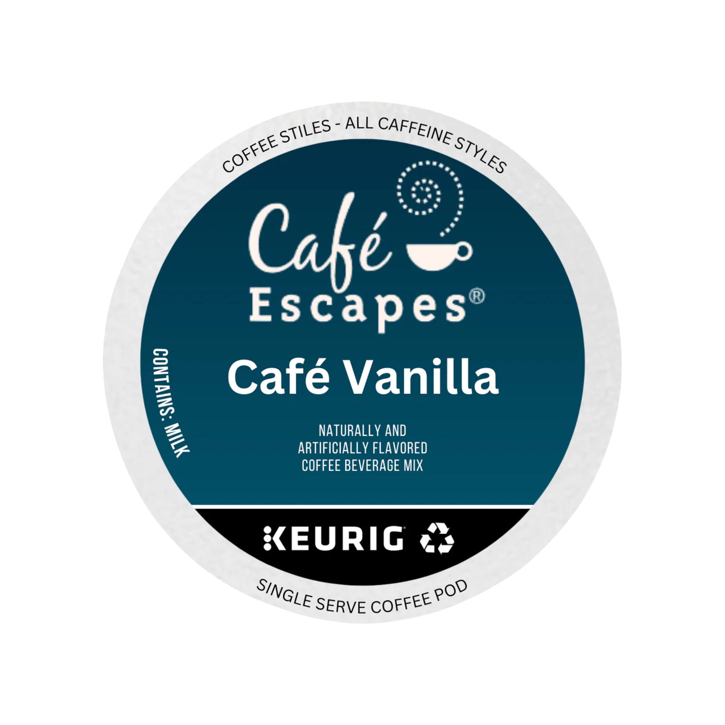 Cafe Escapes Vanilla Single-Serve Coffee Pods