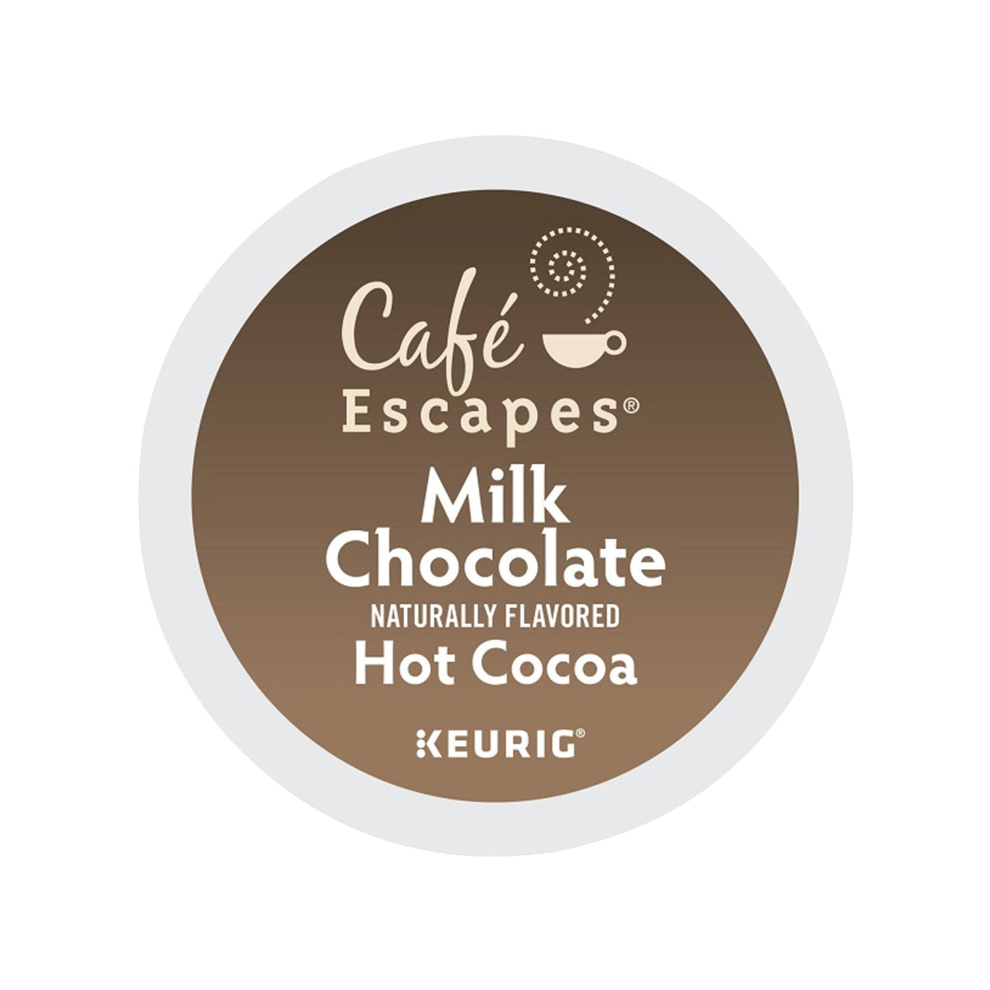 Cafe Escapes Hot Milk Chocolate Cocoa Single-Serve Coffee Pods