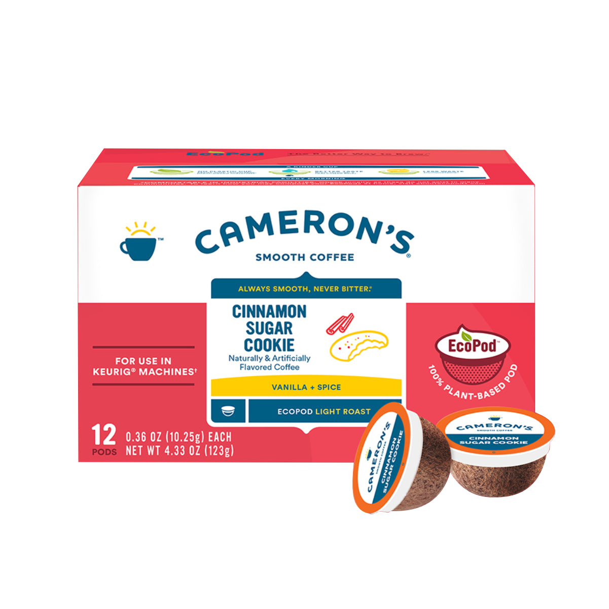 Cameron's Cinnamon Sugar Cookie Single-Serve Coffee Pods