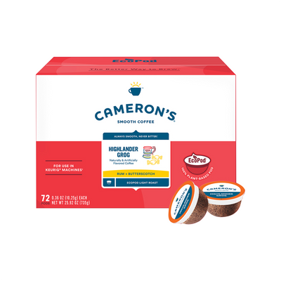 Cameron's Highlander Grog Single-Serve Coffee Pods