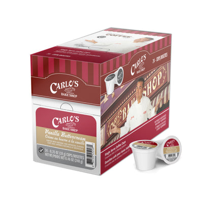 Carlo's Bake Shop (Cake Boss) Vanilla Buttercream Single-Serve Coffee Pods