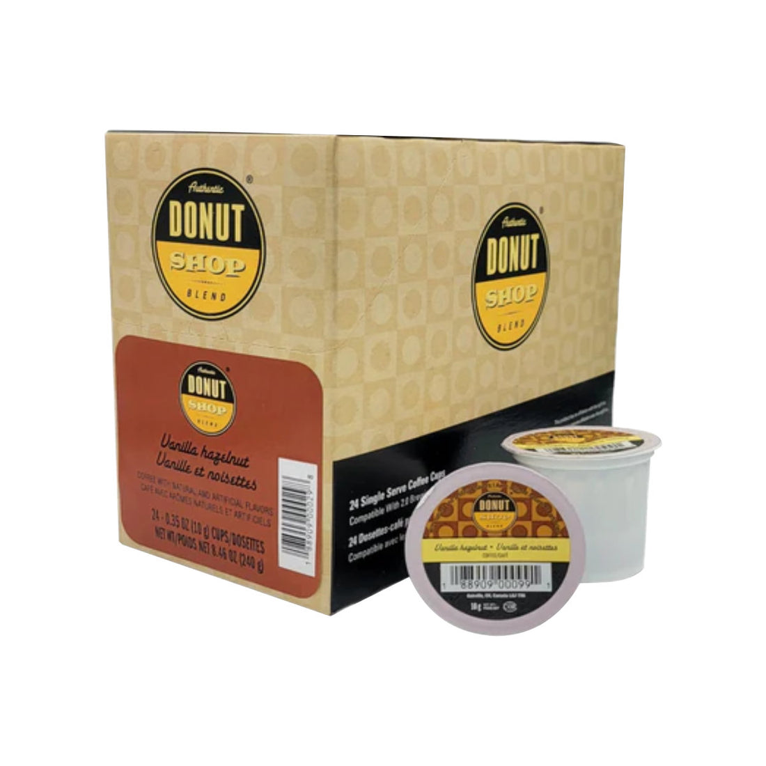 Authentic Donut Shop Vanilla Hazelnut Single-Serve Coffee Pods – The ...