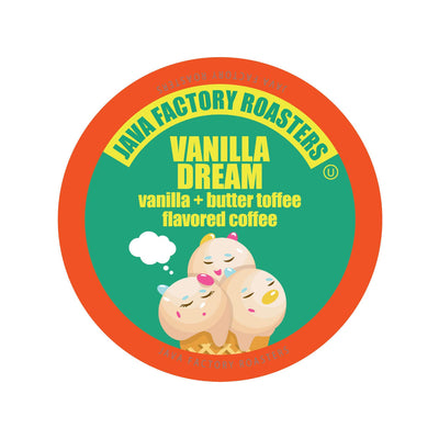 Java Factory Vanilla Dream Single-Serve Coffee Pods