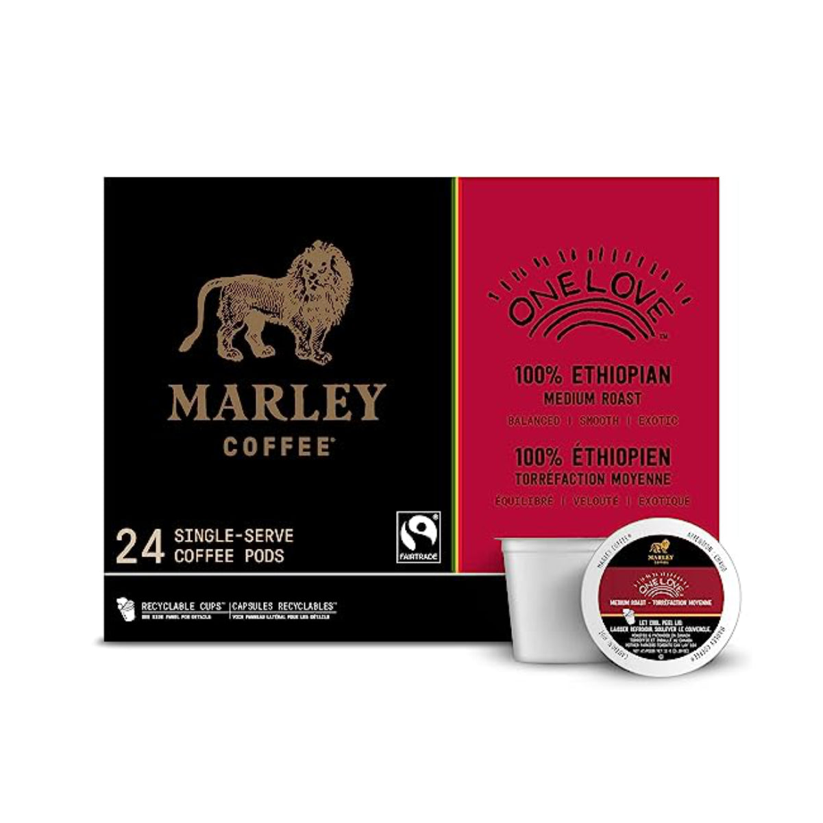 Marley Coffee One Love Single-Serve Coffee Pods