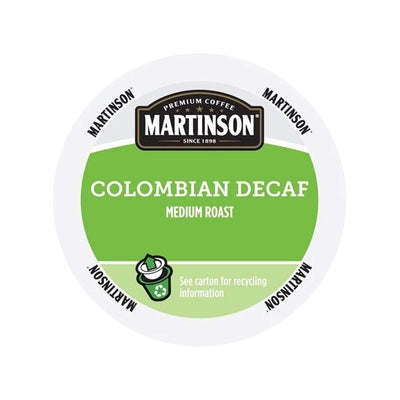 Martinson Coffee Decaf Colombian Single-Serve Coffee Pods