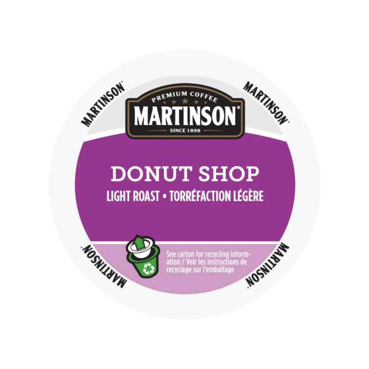Martinson Coffee Donut Shop Single-Serve Coffee Pods