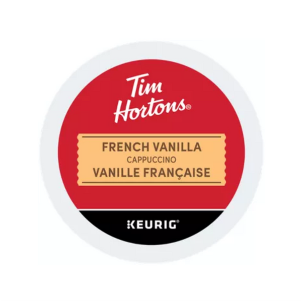 Mélange de chocolat chaud et cappuccino vanille française Tim Hortons, paq.  24