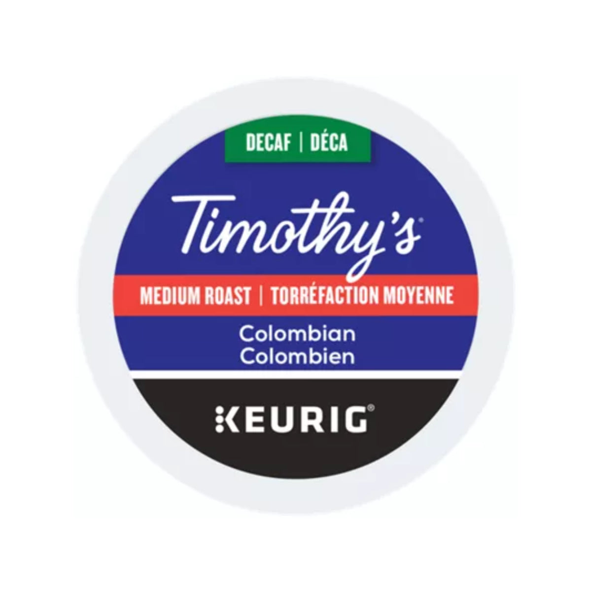 Timothy's Decaffeinated Colombian Keurig® K-Cup® Pods