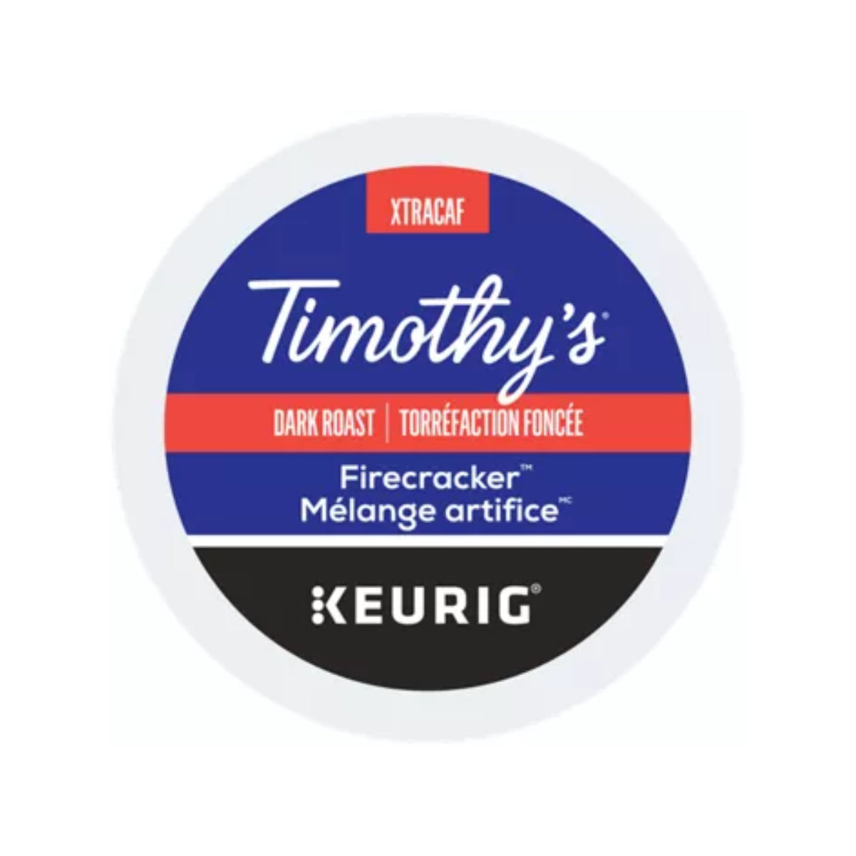 Timothy’s Firecracker Dark Roast XTRACAF Keurig® K-Cup® Pods