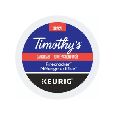 Timothy’s Firecracker Dark Roast XTRACAF Keurig® K-Cup® Pods