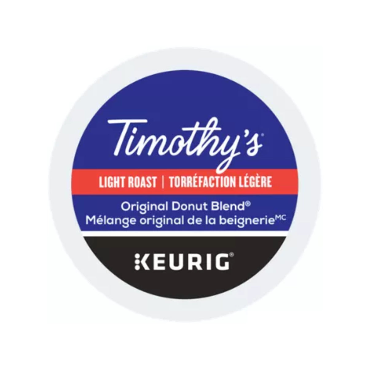 Timothy's Original Donut Shop Blend Keurig® K-Cup® Pods