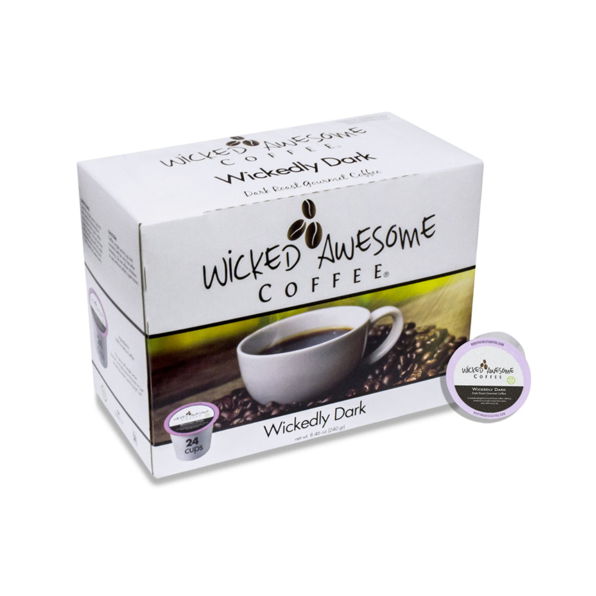 Wicked Awesome's Dark Single-Serve Coffee Pods